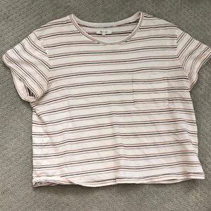 Madewell striped boxy tee